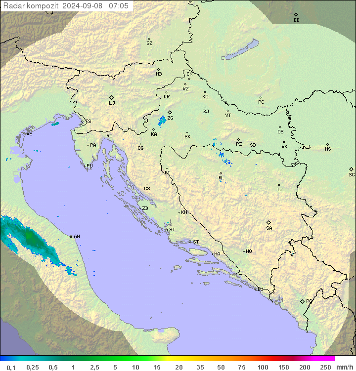 Padavine Hrvaška