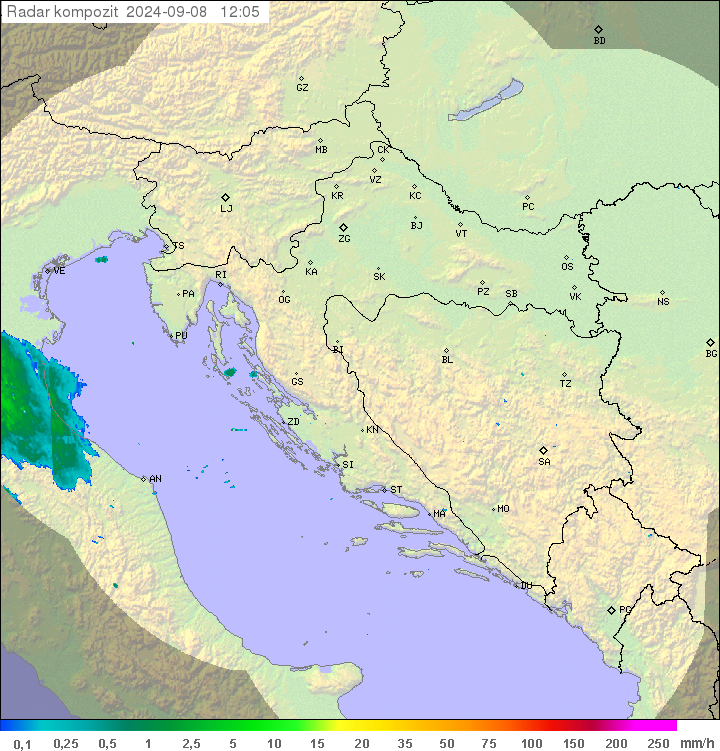 Padavine Hrvaška