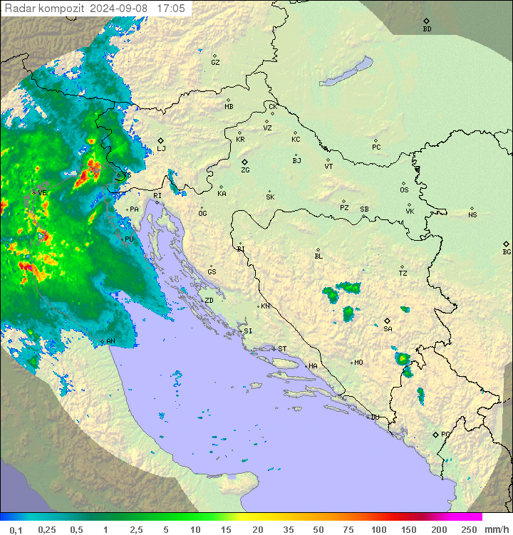 Padavine Hrvaška