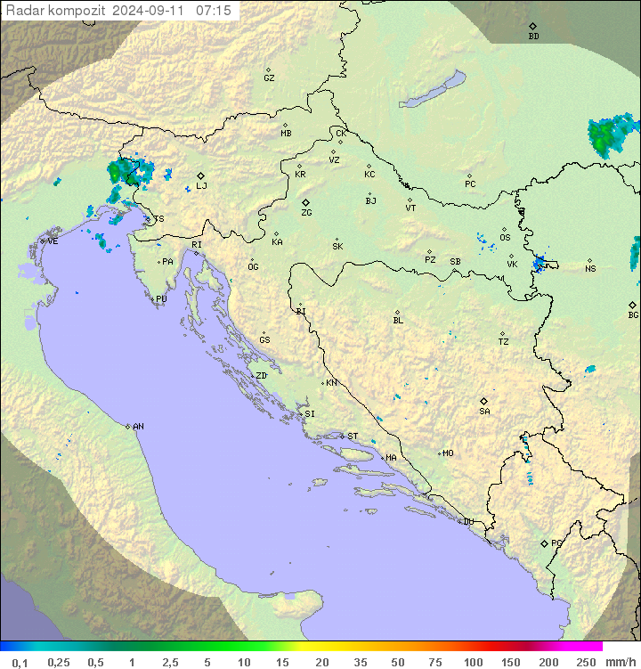 Padavine Hrvaška