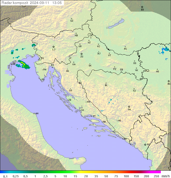 Padavine Hrvaška