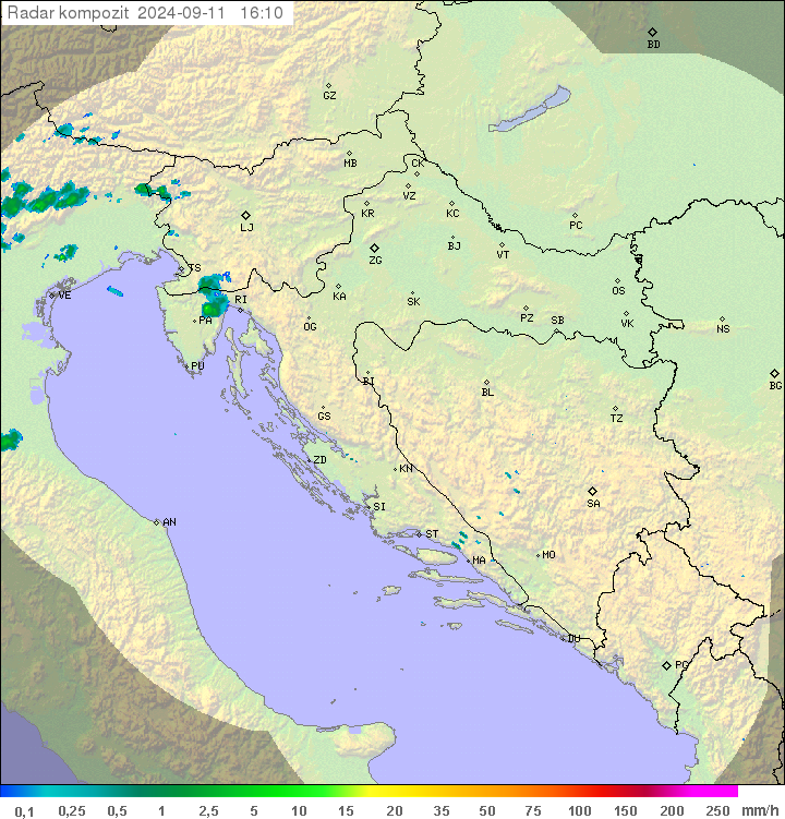 Padavine Hrvaška