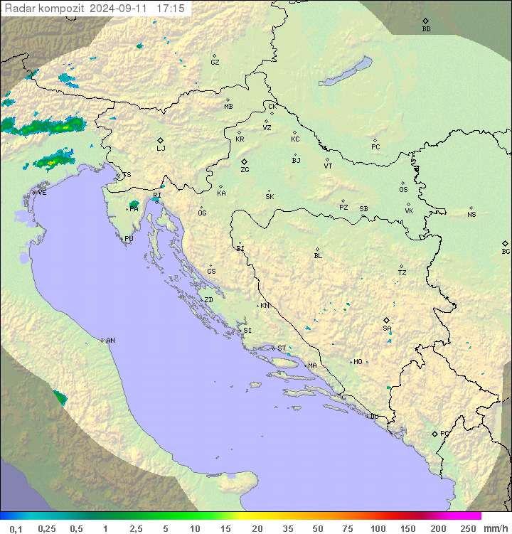 Padavine Hrvaška