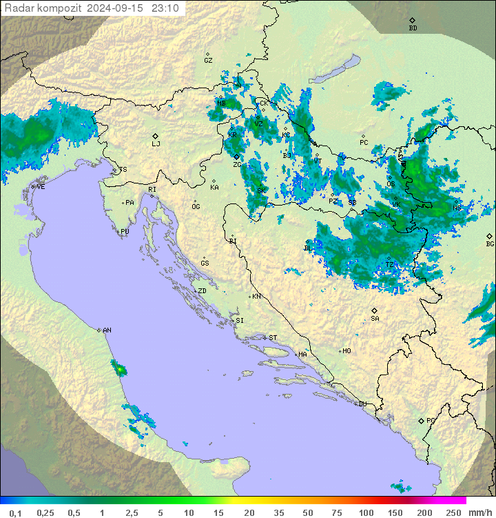 Padavine Hrvaška