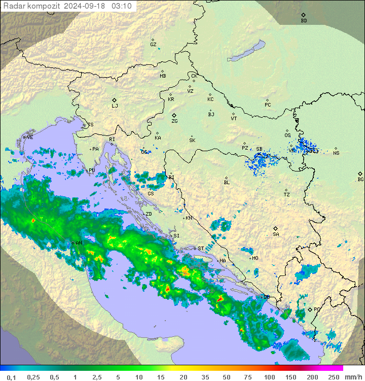 Padavine Hrvaška