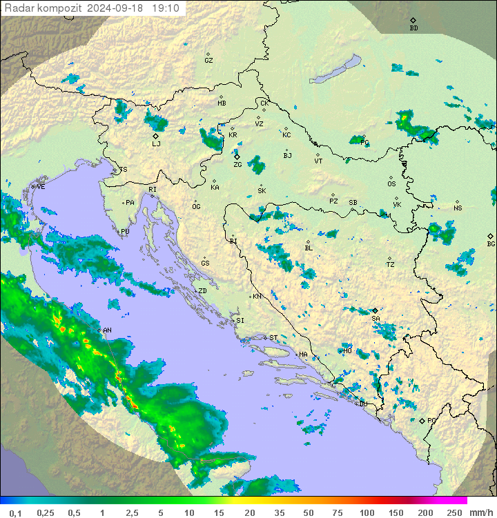 Padavine Hrvaška