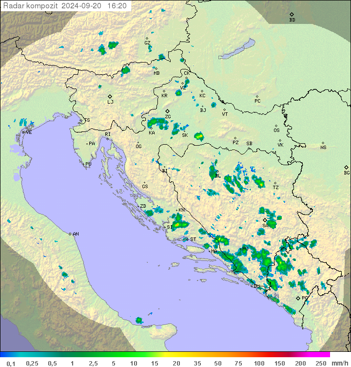 Padavine Hrvaška