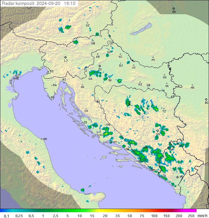 Padavine Hrvaška