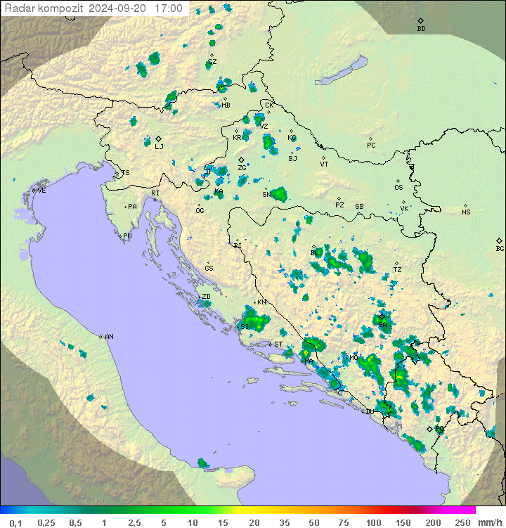 Padavine Hrvaška