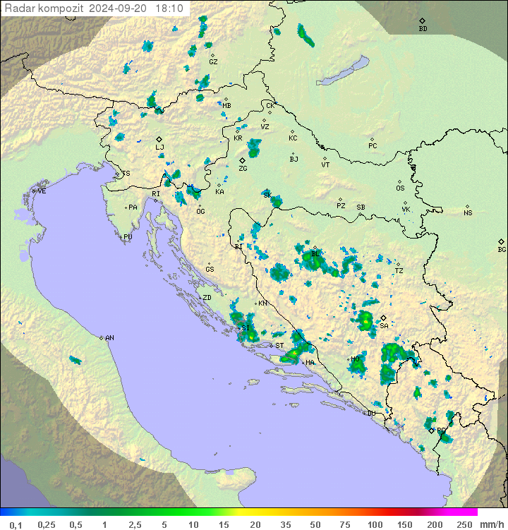 Padavine Hrvaška