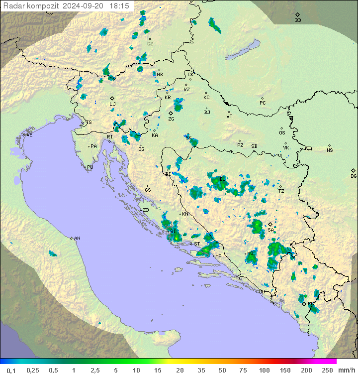 Padavine Hrvaška