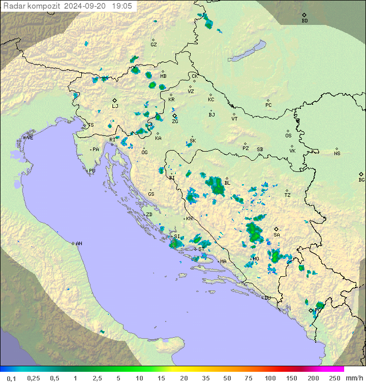 Padavine Hrvaška