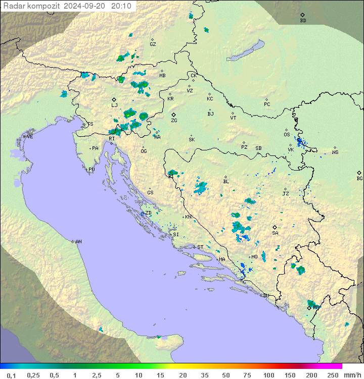 Padavine Hrvaška