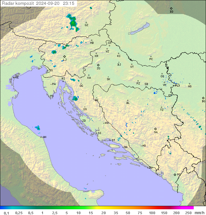 Padavine Hrvaška