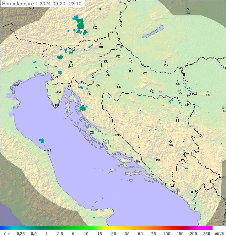 Padavine Hrvaška