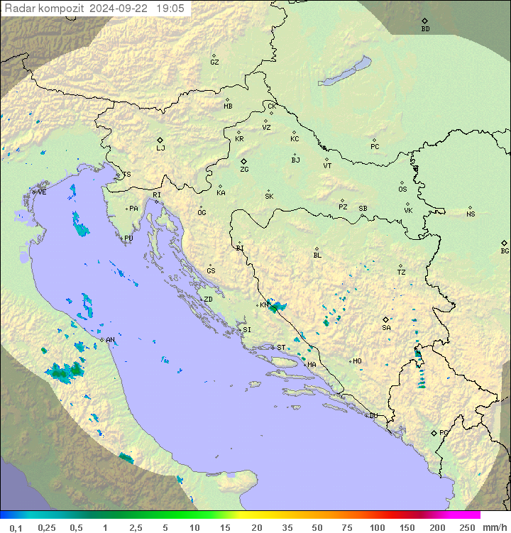 Padavine Hrvaška