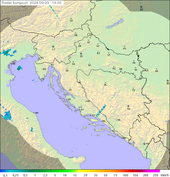 Padavine Hrvaška