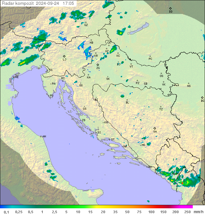 Padavine Hrvaška