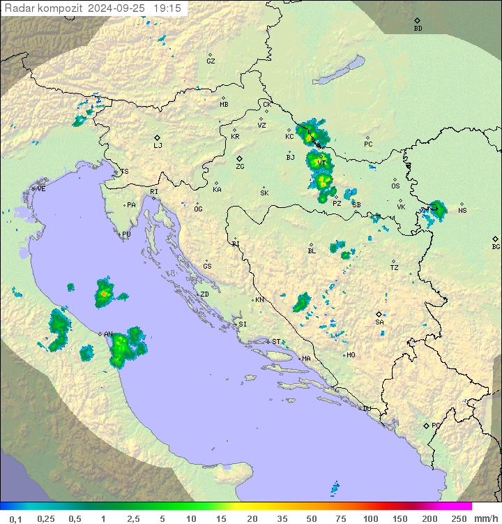 Padavine Hrvaška