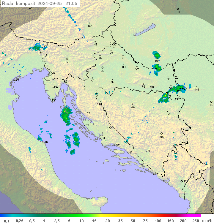 Padavine Hrvaška