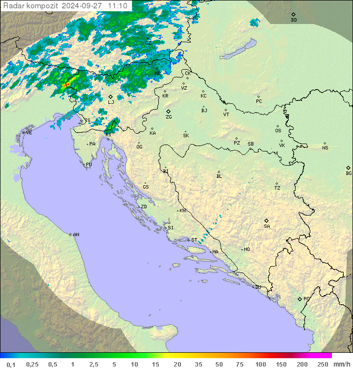 Padavine Hrvaška