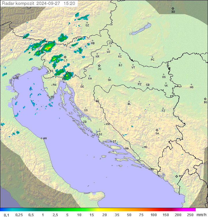 Padavine Hrvaška