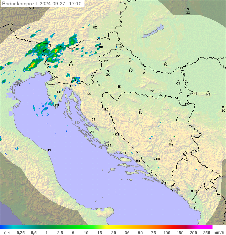 Padavine Hrvaška