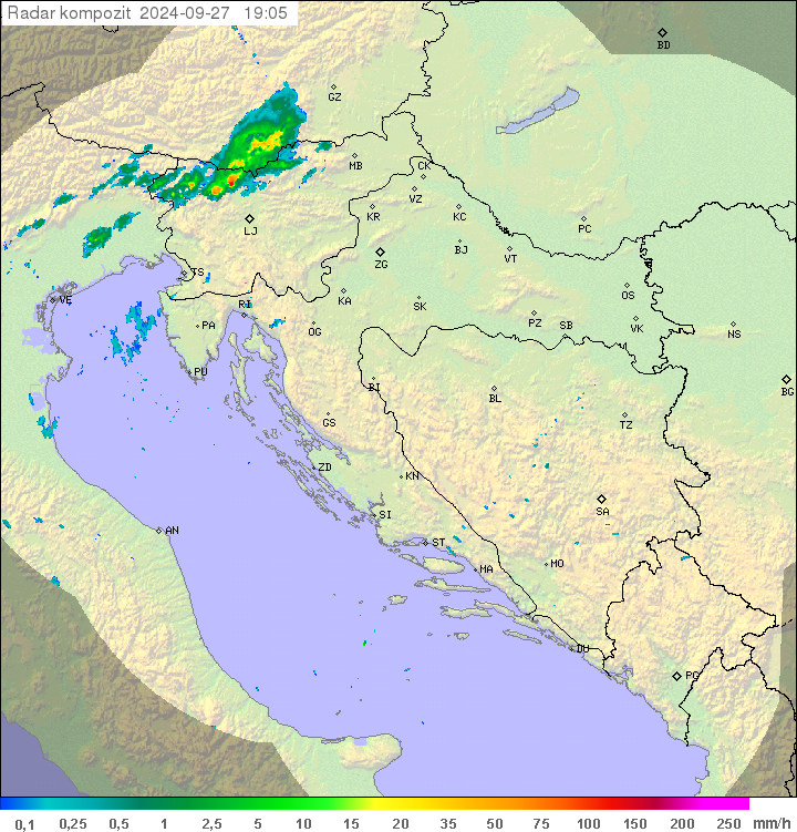 Padavine Hrvaška