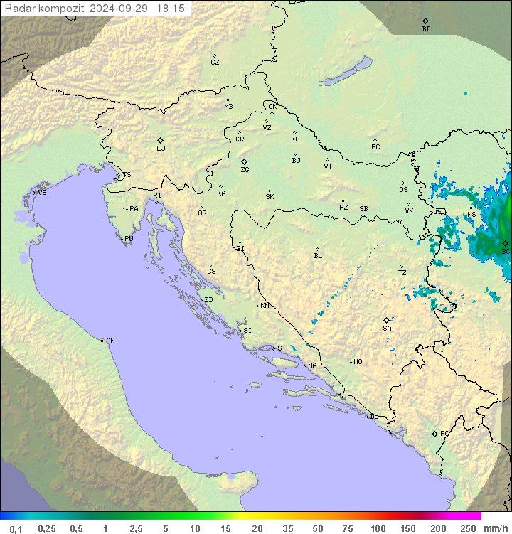 Padavine Hrvaška