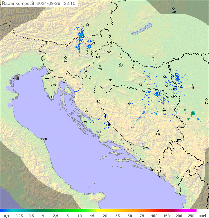 Padavine Hrvaška