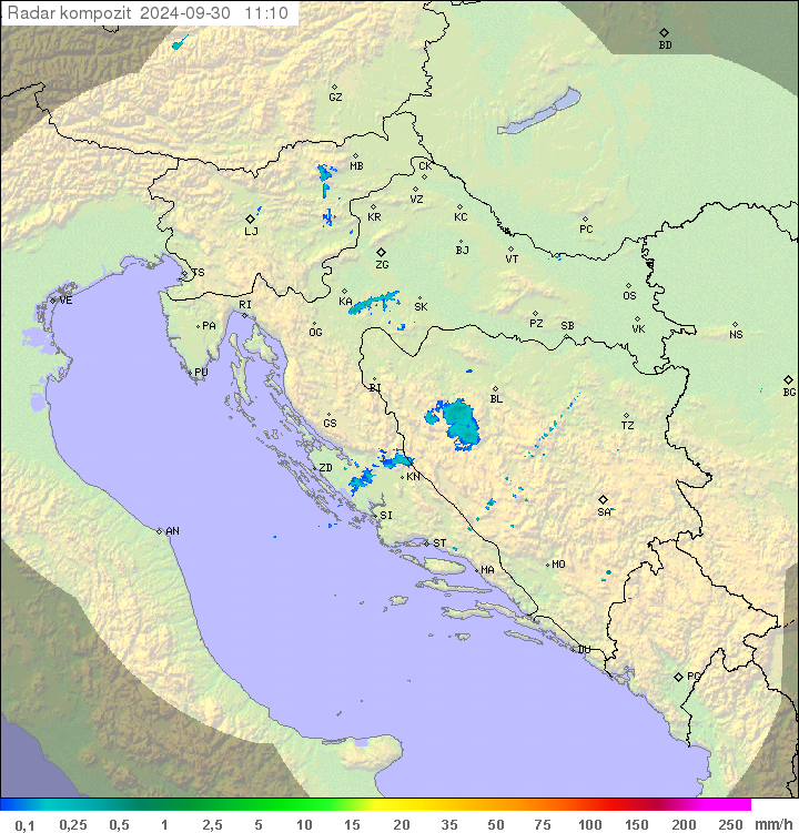 Padavine Hrvaška