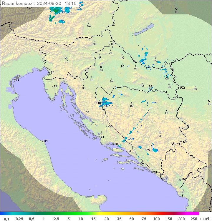 Padavine Hrvaška