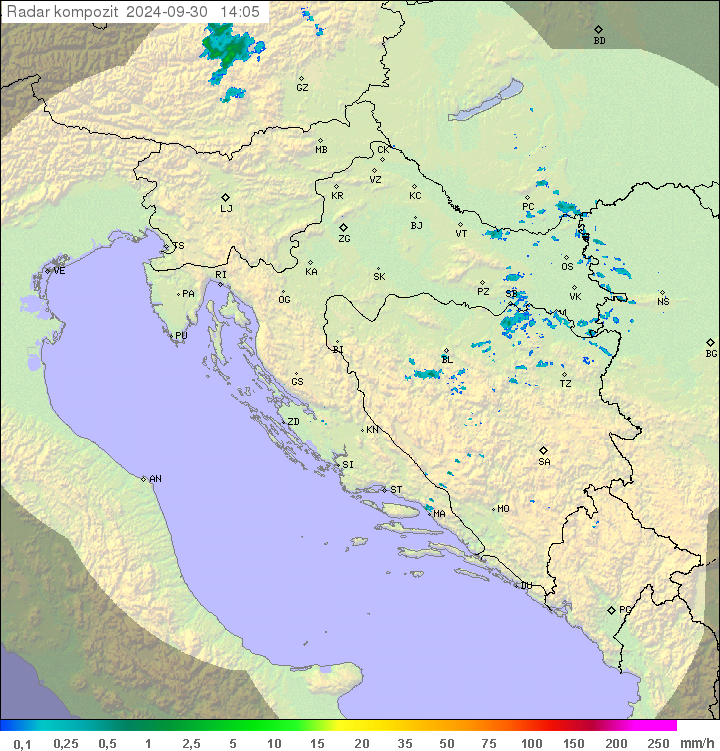 Padavine Hrvaška