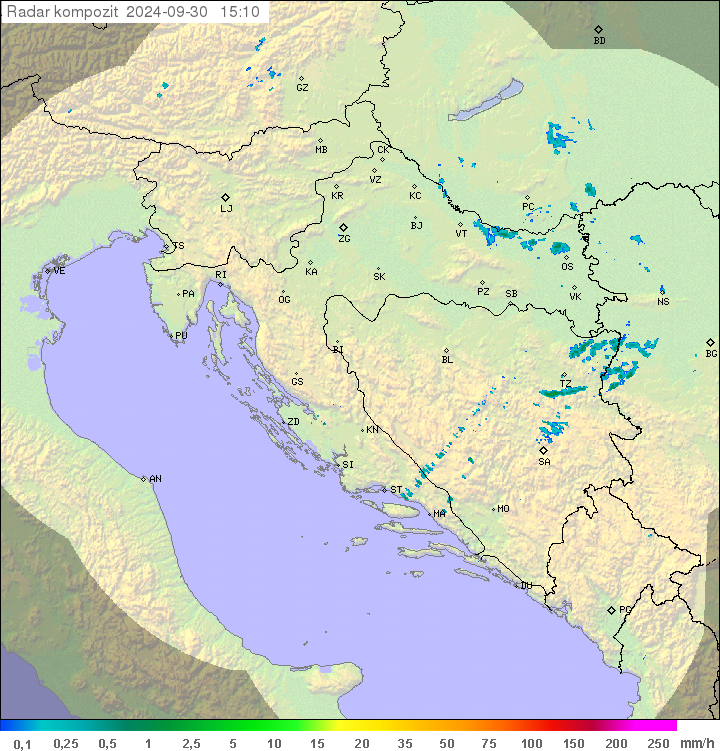 Padavine Hrvaška