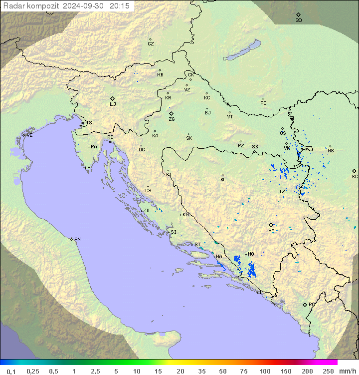 Padavine Hrvaška