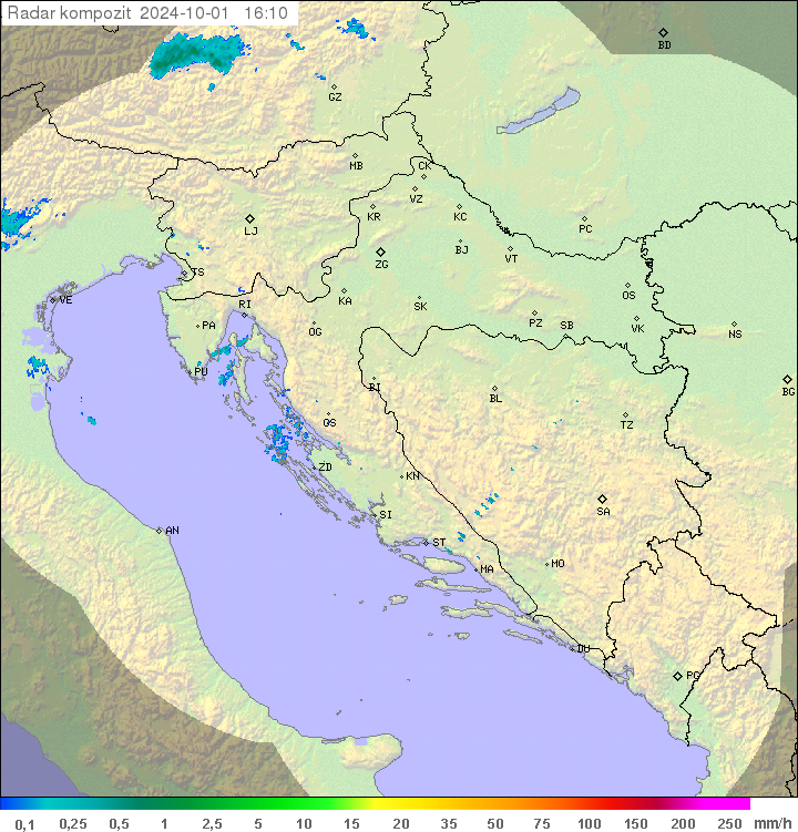 Padavine Hrvaška