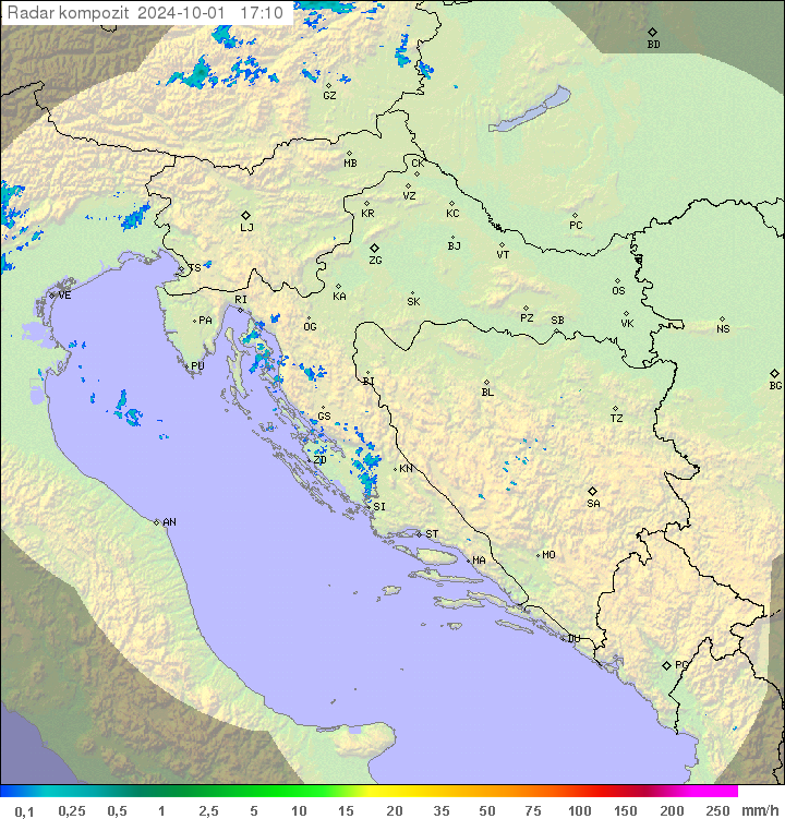 Padavine Hrvaška