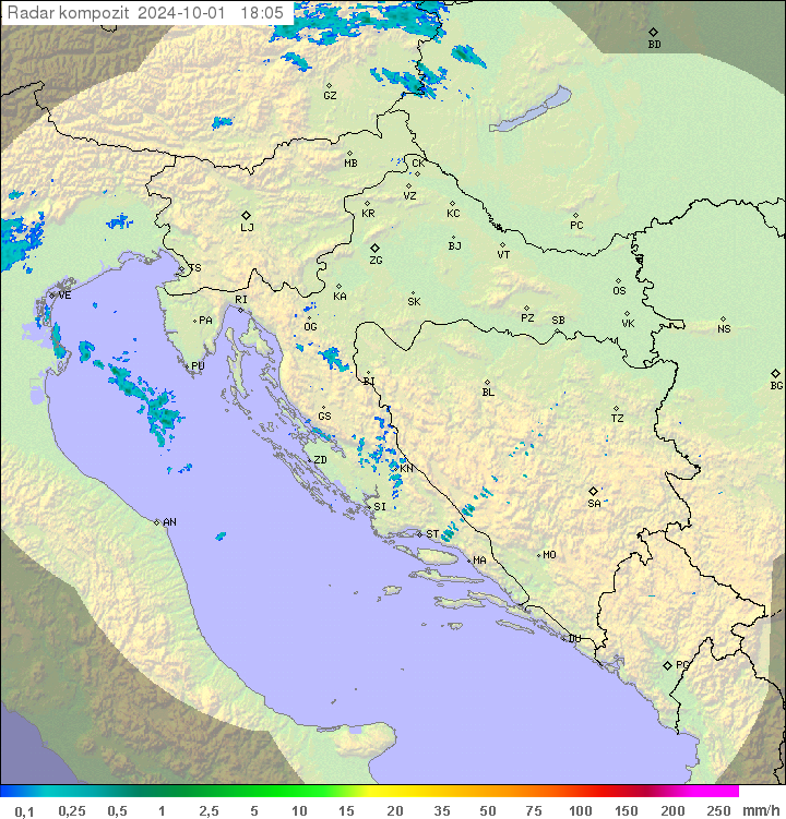 Padavine Hrvaška