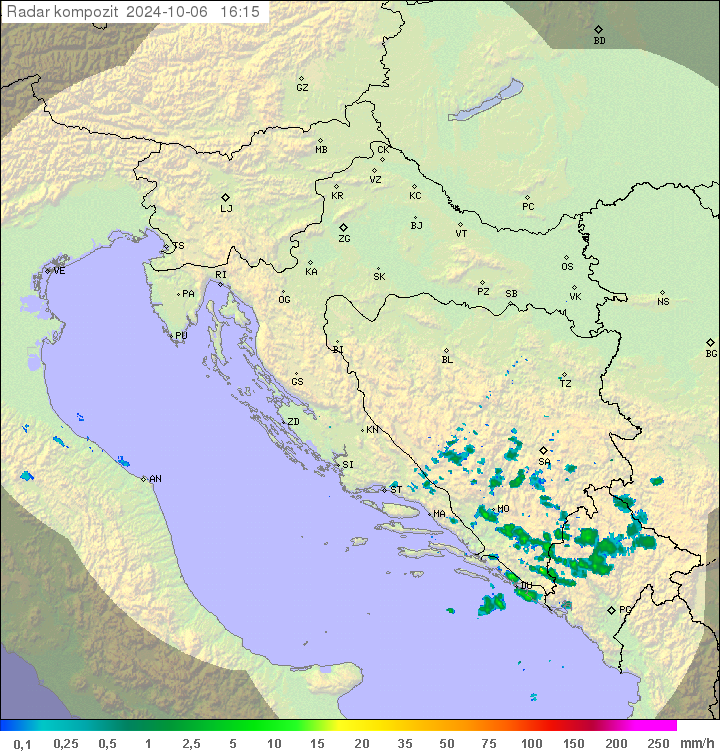 Padavine Hrvaška