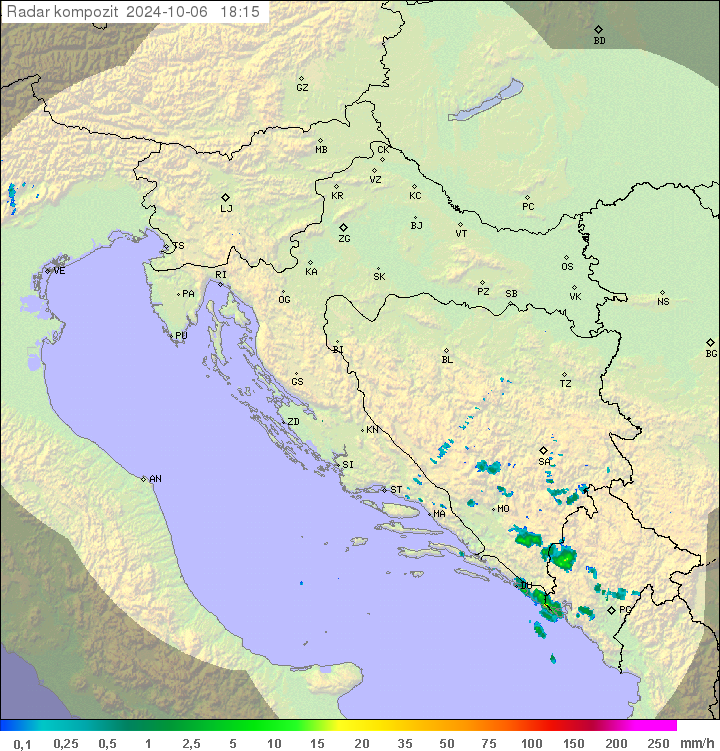 Padavine Hrvaška