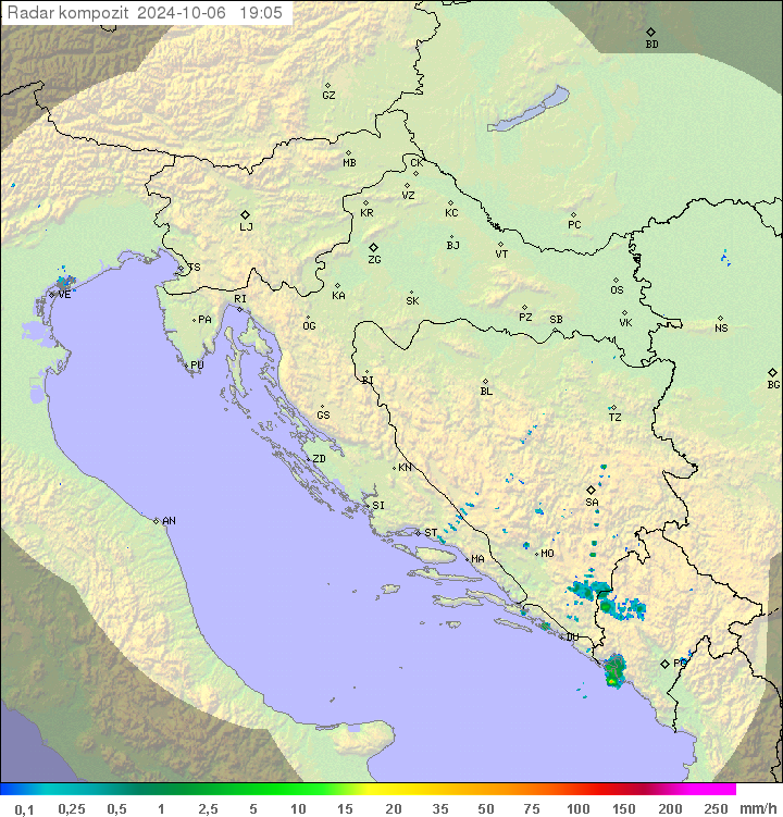 Padavine Hrvaška