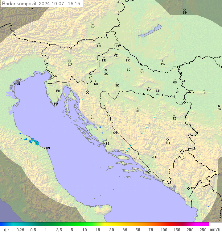 Padavine Hrvaška