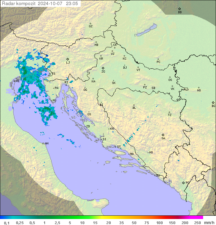 Padavine Hrvaška