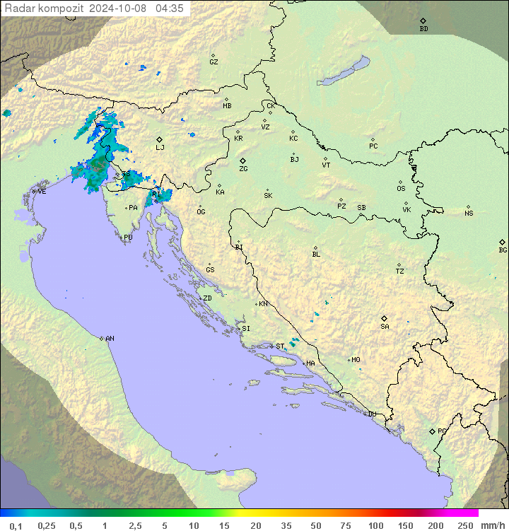 Padavine Hrvaška