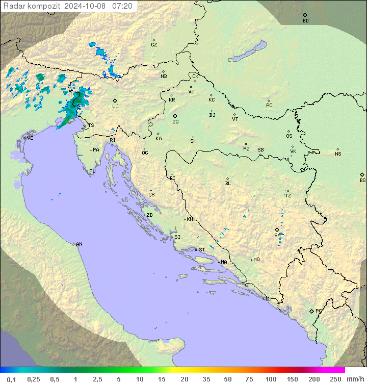 Padavine Hrvaška