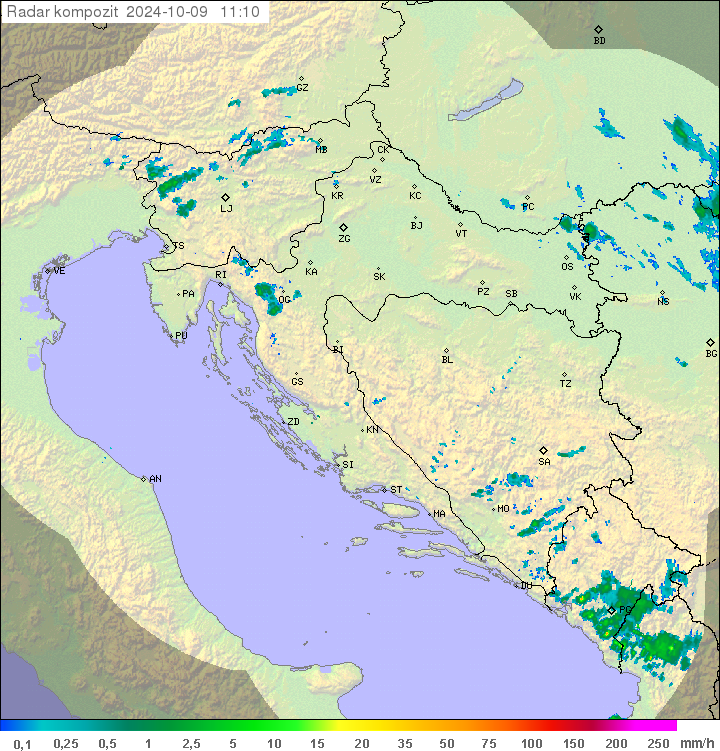 Padavine Hrvaška