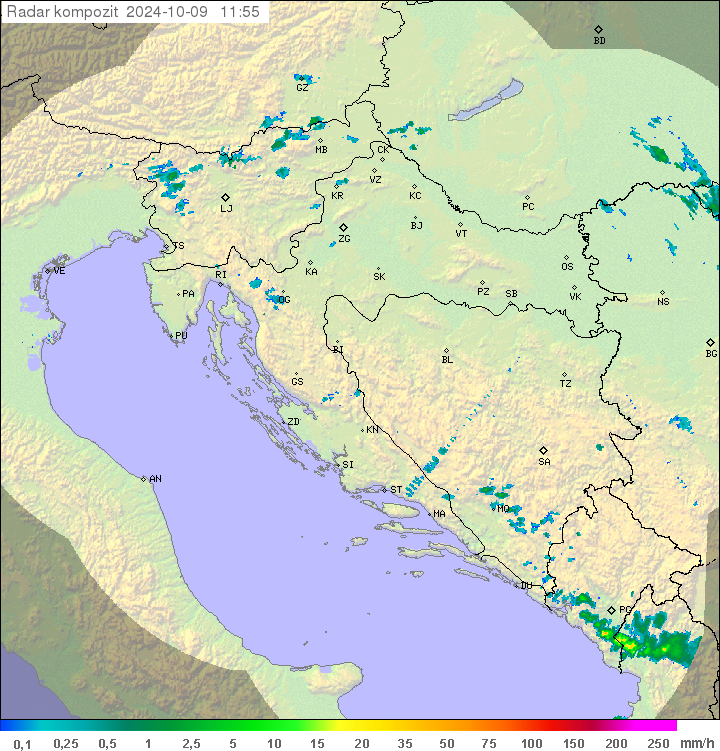 Padavine Hrvaška