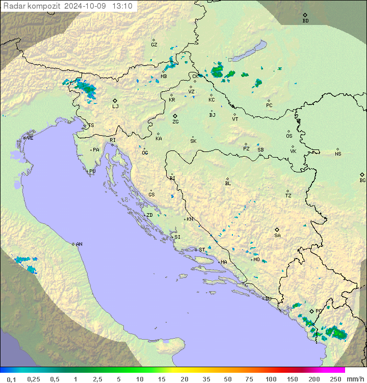 Padavine Hrvaška