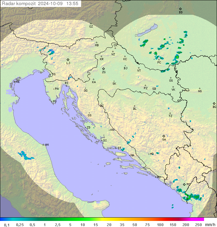 Padavine Hrvaška