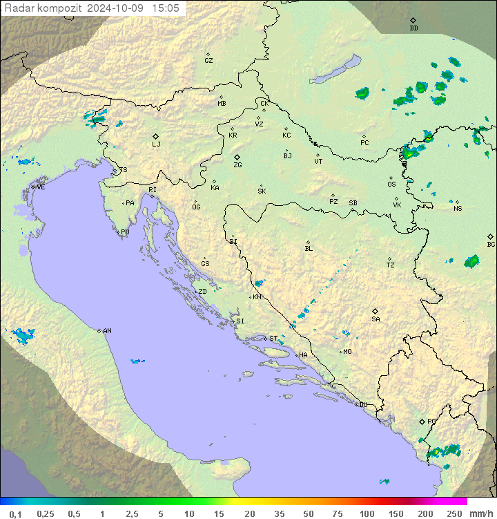 Padavine Hrvaška